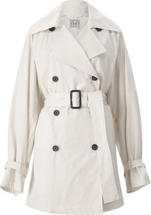 Toteme Trenchcoat - Dames - Trenchcoats - Beige - M - Katoen - Jassen