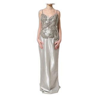 Dolce & Gabbana Sleeveless Evening Gown - female - Dolce & Gabbana - Gowns - Gray - S - Dresses