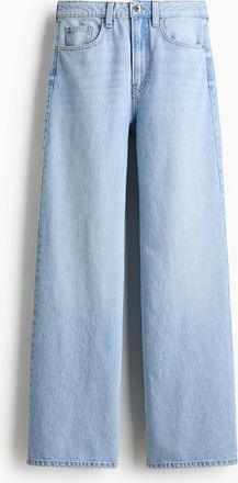 H&M Wide High Waist Jeans - Blue