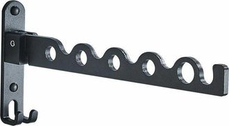 OEM Tendedero De Ropa De Pared, Tendedero Plegable Con Ganchos Para Balc&oacute;n, Ba&ntilde;o, Dormitorio, Lavadero (negro, 1)