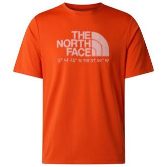 The North Face 24/7 Logo Graphic S/S Tee Funktionsshirt f&uuml;r Herren | rot