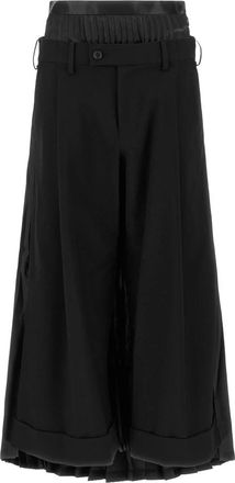 Junya Watanabe Pantalones H&iacute;bridos - Trousers - Mujer - Negro - S