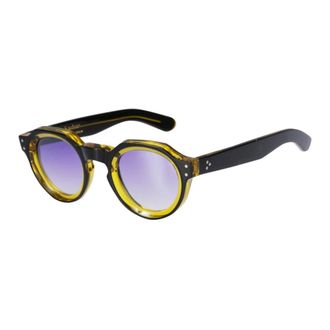 K&agrave;dor Sunglasses, unisex, Yellow, Size: 46 MM Spike Sunglasses