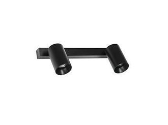 Netlighting Stan Wall Ceiling Lamp Black 2x GU10