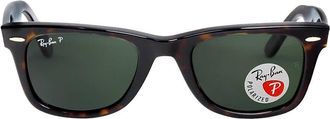 Ray-Ban Original Wayfarer Classic Polarized Green Classic G-15 Unisex Sunglasses RB2140 902/58 50