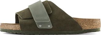 Birkenstock Kyoto Suede Leather Sandals Thyme 1023831