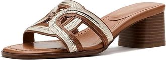 Tommy Hilfiger Marica Womens Sandals Medium Brown : 5.5 M, Faux Leather