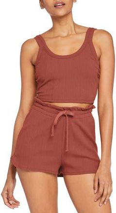 Vitamin A Thalia Crop Top in Copper Organic Rib at Nordstrom Rack, Size Small
