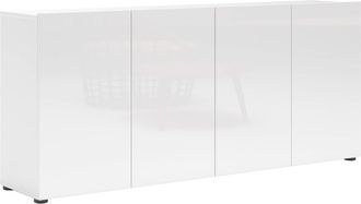 Inosign Sideboard »MISTER- Sideboard, Anrichte, Kommode, Made in Italy, 4 Fächer« Kommode mit 4 Türen, komplett Hochglanz lackiert, Breite 180cm