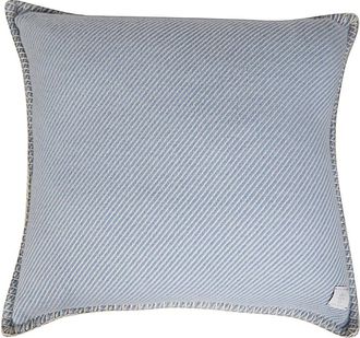 Eleventy Home, Heren, Blauw, ONE Size, Kasjmier, Cashmere Kussen met Synthetische Vulling