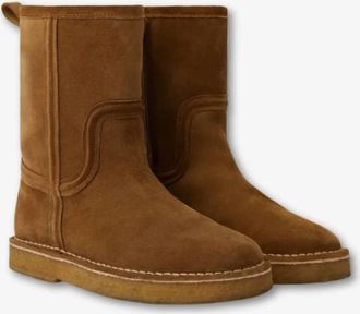 SOEUR Womens Texas Suede Boot In Miel
