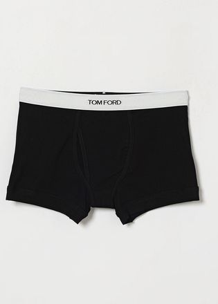Tom Ford Boxer parigamba in cotone stretch con fascia logata in vita