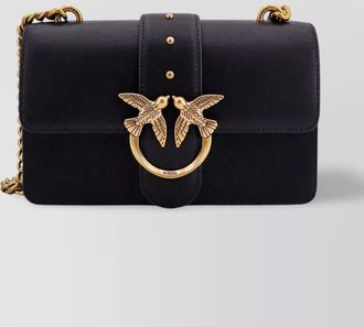 Pinko love bag one mini leather shoulder bag