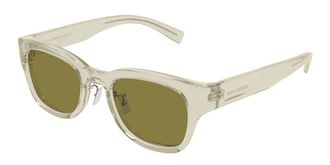 Saint Laurent SL 957/J Asian Fit 004 Womens Sunglasses Green Size 50 - Free RX Lenses - Free RX Lenses