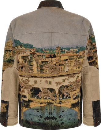 Junya Watanabe Mens Multicolor Polyester Jacket Clothing