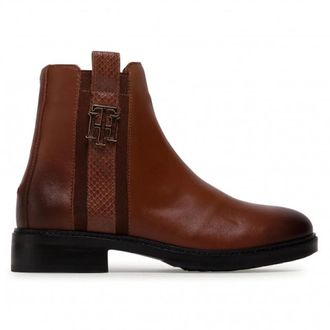 Tommy Hilfiger Dames, Schoenen, Bruin, Maat: 36 EU