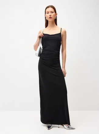 Twik Womens Draped maxi dress