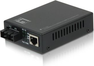 OEM Convertidor Levelone Fvt-2001 Transmisi&oacute;n 2 Km Fibra &Oacute;ptica