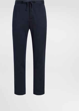 Dolce & Gabbana Jersey Jogging Trousers - Man Pants And Shorts Blue 46