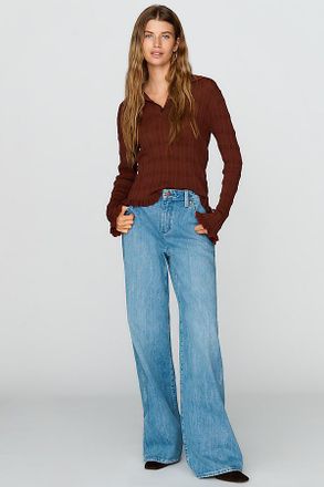 Wrangler Joey High Rise Wide Leg Jeans