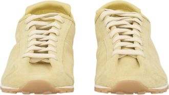 Jacquemus Yellow Monochromatic Leather Sneakers