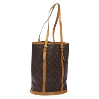 Louis Vuitton Tweedehands Canvas Louis Vuitton tassen - Dames - Pre-owned - Bruin - Maat: ONE Size Leer