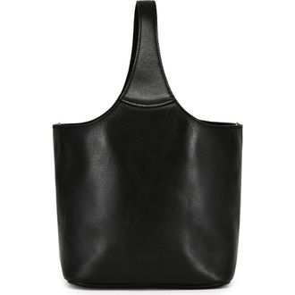 OLD TREND Napa Genuine Leather Relaxed Handcrafted Basket Bag in Black at Nordstrom