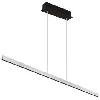 Netlighting Dentsy 120cm Bar Pendant Matt Silver LED Dimmable 4000K Touch Dimmer
