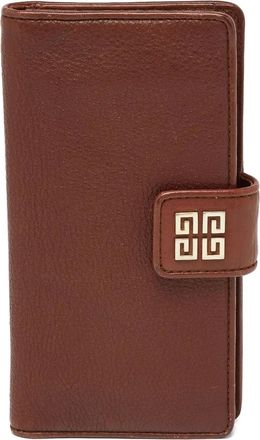 Givenchy Portafoglio continental con logo - Marrone