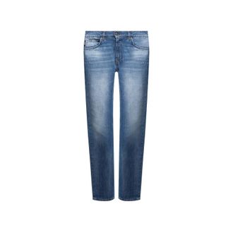 Versace Cotton Logo Denim Jeans