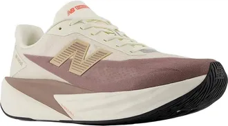New Balance Womens Fuelcell Rebel V5 Running Shoes In Angora Earth Shadow