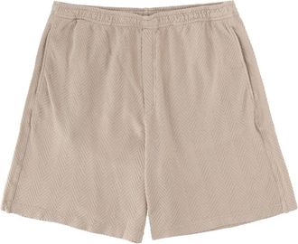 Missoni Beige Herringbone Cotton-Viscose Casual Shorts