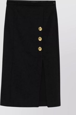 Pinko side split knee-length pencil skirt