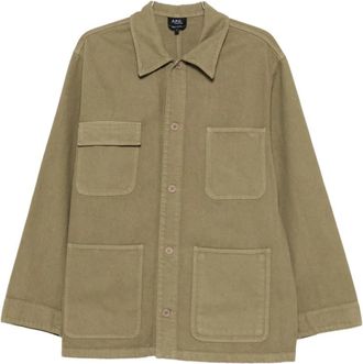 A.P.C. Light Jacket - Heren - Zomerjassen - Groen - S - Jassen