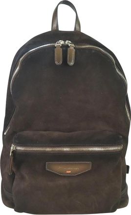 Santoni Backpacks - Heren - Rugzakken - Bruin - ONE Size - Tassen