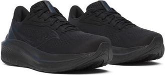 Saucony Echelon 10 Hybrid Running Shoe in Triple Black at Nordstrom, Size 6