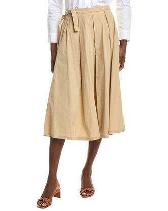 Max Mara Weekend Max Mara Folk Pleated Midi Skirt