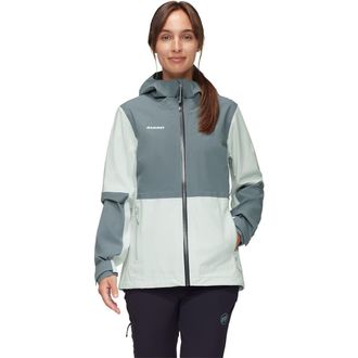 Mammut Linard Guide Hs Hooded Jacket - Womens in Silver Sage/strata at Nordstrom, Size X-Small