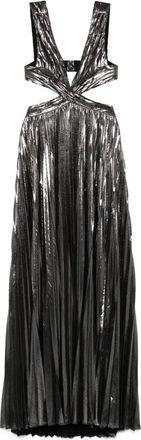 Retrofête Abito lungo Dracey - Grigio