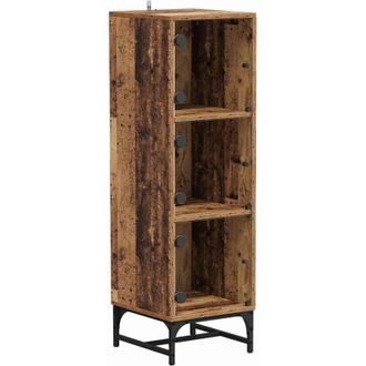 vidaXL Highboard Old wood 35 x 37 x 117 cm Engineered wood vidaXL
