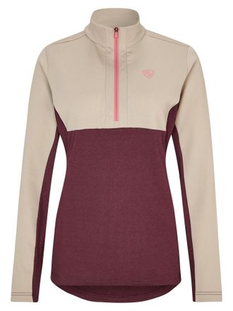 Ziener Sweater ZIENER JAPRA, Damen, Gr. 40, rot, Obermaterial: 1. 88% Polyester (recycelt), 12% Elasthan, 2. 94% Polyester, 6% Elasthan;, Sweatshirts Sweater