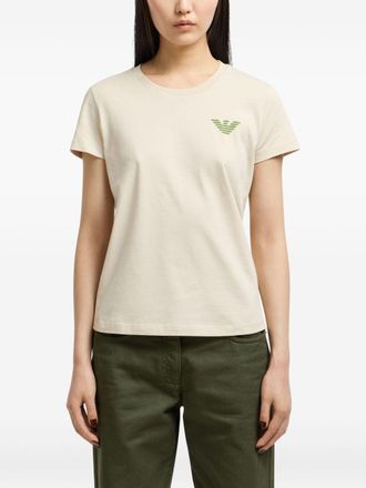 Emporio Armani Logo Cotton T-Shirt-Donna