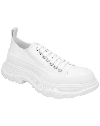 Alexander McQueen Alexander Mcqueen Womens Canvas Tread Sneaker, Never Worn (Authentic Pre- Loved)