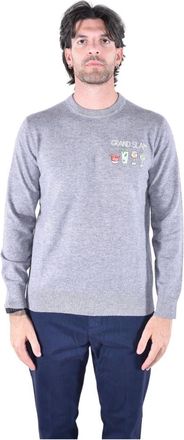 MC2 Saint Barth Jersey Heron Light Cuello Redondo - Knitwear - Hombre - Gris - XL