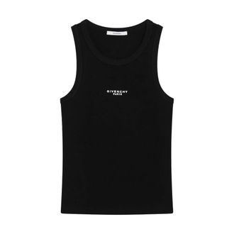 Givenchy Slim fit tank top - female - Givenchy - Sleeveless Tops - Black - M - Tops