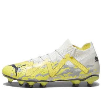 Puma Future Pro FG Soccer Shoes White Yellow 107361-04