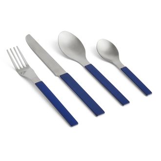 HAY MVS Besteckset, dunkelblau (4er-Set)