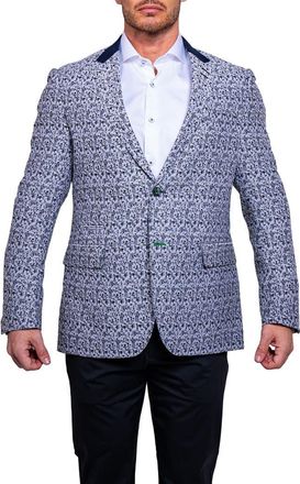 Maceoo Socrate Ascension Camo Blazer in Grey at Nordstrom, Size 2