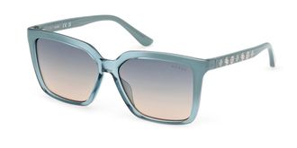 Guess GU00099 89W Womens Sunglasses Blue Size 55