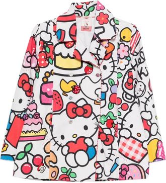 P&eacute;ro Giacca con stampa - Bianco